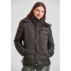 Funky Buddha Μπουφάν Puffer Γυναικείο (FBL010-100-01-BLACK)