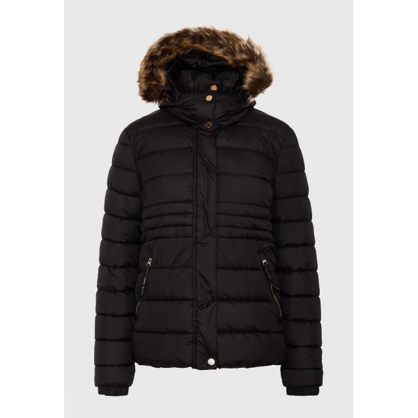 Funky Buddha Μπουφάν Puffer Γυναικείο (FBL010-100-01-BLACK)