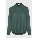 Funky Buddha Γυναικείο Πουκάμισο Casual (FBL010-100-05-DK-GREEN)