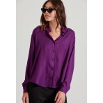 Funky Buddha Γυναικείο Πουκάμισο Casual (FBL010-100-05-PURPLE)