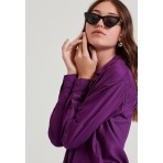 Funky Buddha Γυναικείο Πουκάμισο Casual (FBL010-100-05-PURPLE)