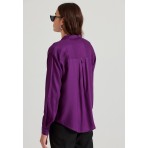 Funky Buddha Γυναικείο Πουκάμισο Casual (FBL010-100-05-PURPLE)