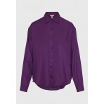 Funky Buddha Γυναικείο Πουκάμισο Casual (FBL010-100-05-PURPLE)