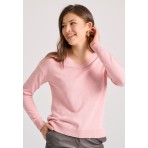 Funky Buddha Γυναικείο Πλεκτό Με ’Νοιγμα V (FBL010-101-09-DIRTY-PINK)