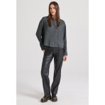 Funky Buddha Γυναικείο Πουκάμισο Casual (FBL010-102-05-ANTHRACITE)