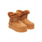 Funky Buddha Γυναικεία Μποτάκια (FBL010-106-08-CAMEL)