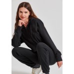 Funky Buddha Παντελόνι Φόρμας Γυναικείο (FBL010-107-02-BLACK)