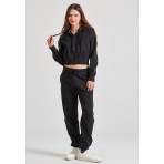 Funky Buddha Παντελόνι Φόρμας Γυναικείο (FBL010-107-02-BLACK)