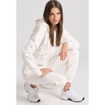 Funky Buddha Παντελόνι Φόρμας Γυναικείο (FBL010-107-02-OFF-WHITE)