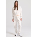 Funky Buddha Παντελόνι Φόρμας Γυναικείο (FBL010-107-02-OFF-WHITE)