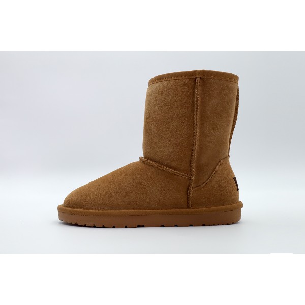 Funky Buddha Γυναικεία Μποτάκια (FBL010-112-08-CHESTNUT)