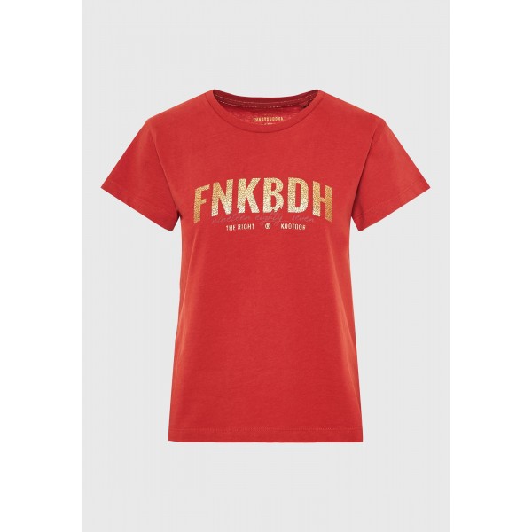 Funky Buddha T-Shirt  Γυναικείο (FBL010-115-04-RUST)