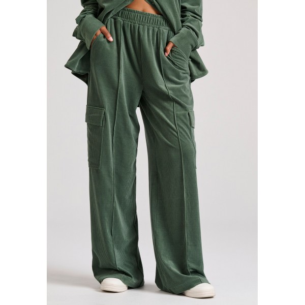 Funky Buddha Παντελόνι Φόρμας Γυναικείο (FBL010-117-02-DK-GREEN)