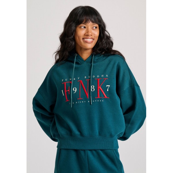 Funky Buddha Hoodie Γυναικείο (FBL010-117-06-DK-MOSS)