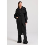 Funky Buddha Γυναικείο Παλτό (FBL010-125-01-BLACK)