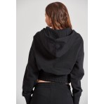 Funky Buddha Ζακέτα Βαμβακερή Γυναικεία (FBL010-127-06-BLACK)