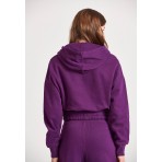 Funky Buddha Ζακέτα Βαμβακερή Γυναικεία (FBL010-127-06-PURPLE)