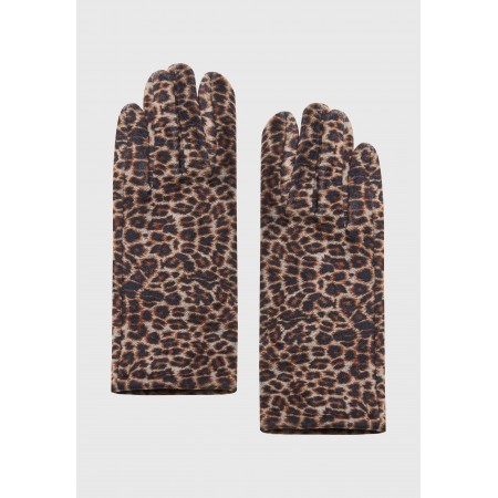 Funky Buddha Γυναικεία Χειμερινά Γάντια Animal Print