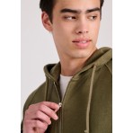 Funky Buddha Ανδρική Ζακέτα Φούτερ (FBM009-003-06-KHAKI)