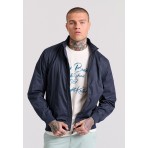 Funky Buddha Ανδρικό Μπουφάν Bomber (FBM009-004-01-NAVY)