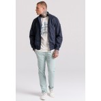 Funky Buddha Ανδρικό Μπουφάν Bomber (FBM009-004-01-NAVY)