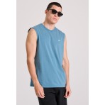 Funky Buddha Ανδρική Μπλούζα Κοντό Μανίκι Basic (FBM009-007-04-DEEP-TEAL)