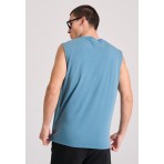 Funky Buddha Ανδρική Μπλούζα Κοντό Μανίκι Basic (FBM009-007-04-DEEP-TEAL)