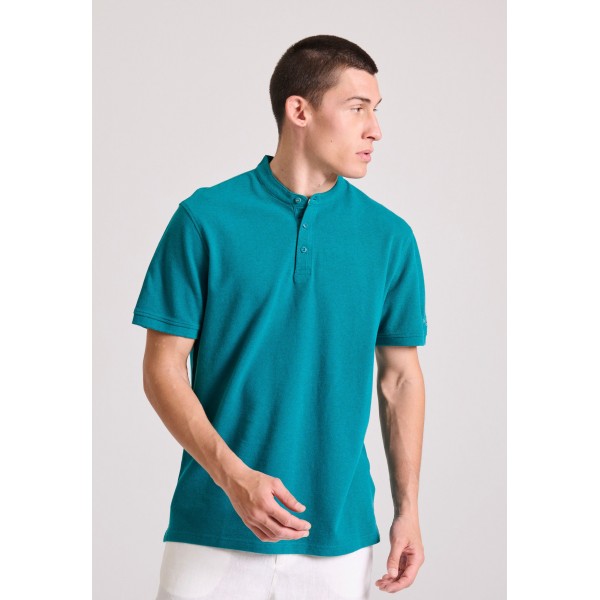 Funky Buddha Polo Ανδρικό (FBM009-008-11-TEAL-MEL)