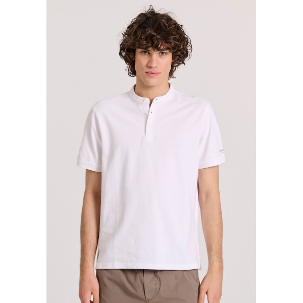 Funky Buddha Polo Ανδρικό (FBM009-008-11-WHITE)