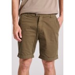 Funky Buddha Ανδρική Βερμούδα Chino (FBM009-012-03-KHAKI)