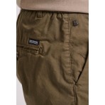 Funky Buddha Ανδρική Βερμούδα Chino (FBM009-012-03-KHAKI)