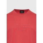 Funky Buddha Ανδρικό Κοντομάνικο T-Shirt Κεραμιδί