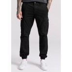 Funky Buddha Ανδρικό Παντελόνι Cargo (FBM009-030-02-BLACK)