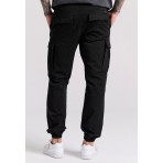 Funky Buddha Ανδρικό Παντελόνι Cargo (FBM009-030-02-BLACK)