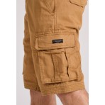 Funky Buddha Ανδρική Βερμούδα Cargo (FBM009-031-03-CAMEL)