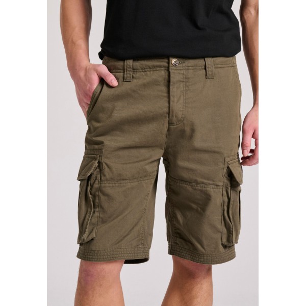 Funky Buddha Βερμούδα Cargo Ανδρική (FBM009-031-03-KHAKI)