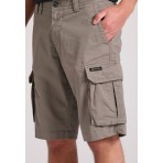 Funky Buddha Ανδρική Βερμούδα Cargo (FBM009-033-03-GREY)