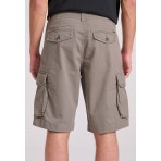 Funky Buddha Ανδρική Βερμούδα Cargo (FBM009-033-03-GREY)