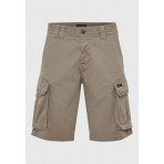 Funky Buddha Ανδρική Βερμούδα Cargo (FBM009-033-03-GREY)