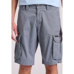 Funky Buddha Ανδρική Βερμούδα Cargo (FBM009-033-03-STORMY-BLUE)