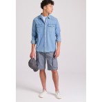 Funky Buddha Ανδρική Βερμούδα Cargo (FBM009-033-03-STORMY-BLUE)