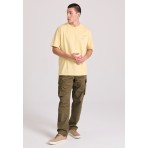 Funky Buddha Ανδρικό Παντελόνι Cargo (FBM009-037-02-KHAKI)