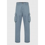 Funky Buddha Ανδρικό Παντελόνι Cargo (FBM009-037-02-STORMY-BLUE)