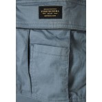 Funky Buddha Ανδρικό Παντελόνι Cargo (FBM009-037-02-STORMY-BLUE)