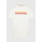 Funky Buddha Ανδρικό Κοντομάνικο T-Shirt Λευκό