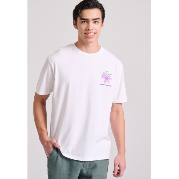 Funky Buddha T-Shirt Ανδρικό (FBM009-055-04-WHITE)