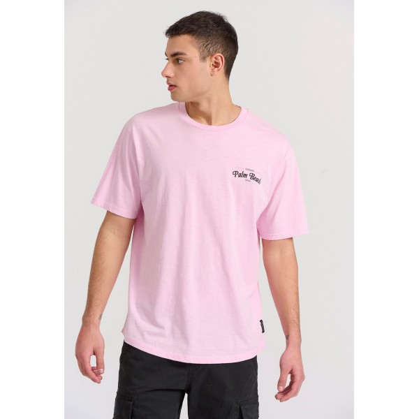 Funky Buddha T-Shirt Ανδρικό (FBM009-062-04-PINK)