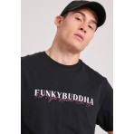 Funky Buddha Ανδρική Μπλούζα Κοντό Μανίκι Με Τύπωμα