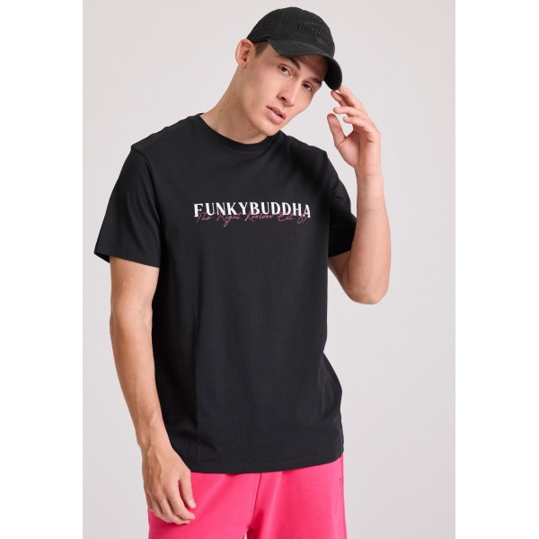 Funky Buddha T-Shirt Ανδρικό (FBM009-095-04-BLACK)