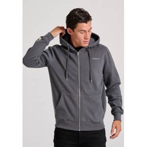 Funky Buddha Ζακέτα Βαμβακερή Ανδρική (FBM010-001-06-DK-GREY)